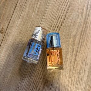 Vanilla and Iris Perfume Set - Blue and Orange